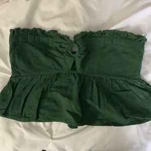 Green tube top